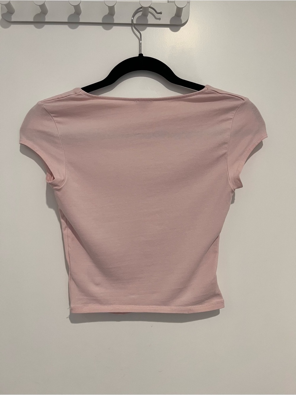 GARAGE Portia Square Neckline Tee Pink - Picture 4 of 7